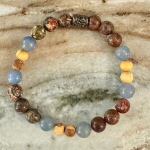 AVILA Essence of Gaia Handmade Unisex Bracelet for Grounding and Inner Peace